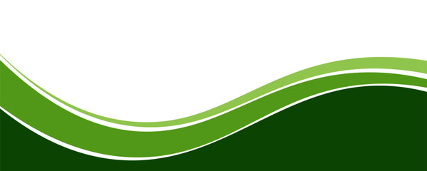 Abstract green wave background, Vector green line background curve element with white