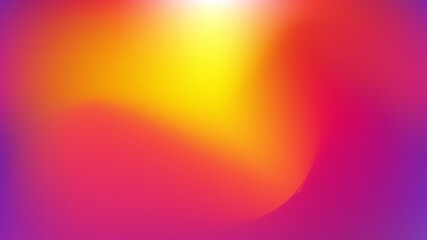 Vibrant abstract background with a bright yellow glow and swirling pink and purple gradients