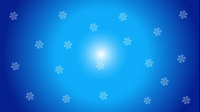 Blue background star cristmas