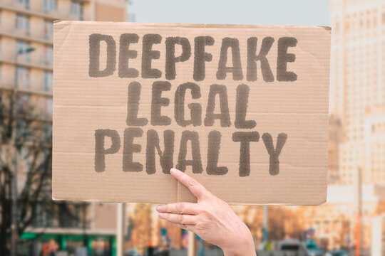 "Deepfake Legal Penalty" Synthetic media creators face consequences. DEEPFAKE. LEGAL. PENALTY. SYNTHETIC. CREATORS.