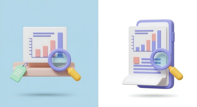 Financial analysis and business data management with mobile and report - Powered by Adobe
