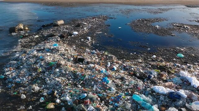 The Polluted Sea: A Plastic Crisis, Drone Footage: Ocean Overrun with Waste, Marine Pollution Emergency, The Floating Trash Islands, The Floating Trash Islands