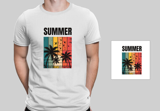 Vintage Sunset Summer Layout