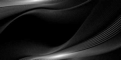 Luxury Elegant Super Car Automobile Urban Design Background. Premium Black Silver Metallic Shine lines Effect Display showroom in store. Luxurious Brand Royal High Standard Award Background Template