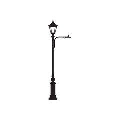 Obraz premium street lamp isolated . vector eps 10