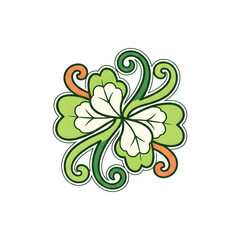 Clover Spiral Vines