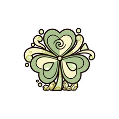 Celtic Ornamental Gold Green