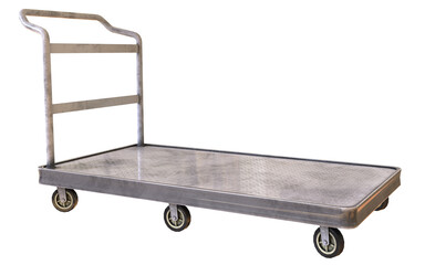 Commercial cart 3D render isolated illustration