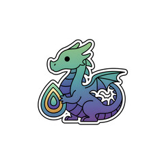 Celtic Dragon Blue