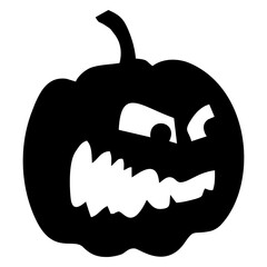 Angry Halloween Pumpkin