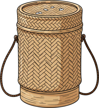 Kratip Khao Rice Basket