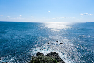 安乗埼灯台から眺める太平洋