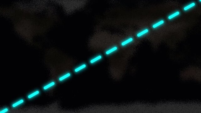 Airplane line path animation illustrating a streamlined flight route from origin point on a dashed track, optimized for professional motion graphics with full alpha-channel transparency