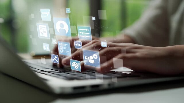 Personalization icons showing customization, user profile and experience design for personal service, customer journey and adaptive digital interaction. Funnel