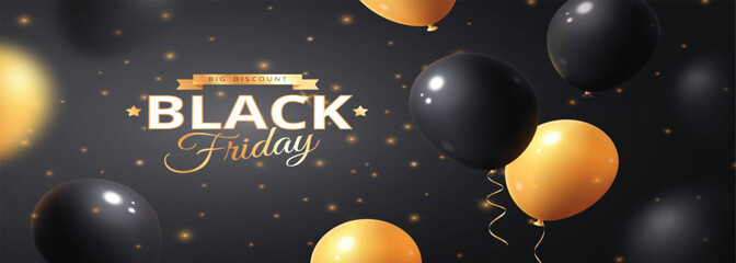 Black Friday Poster vector illustration