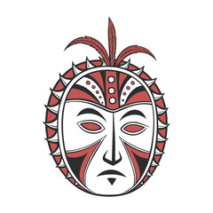 Shape-Mask Sticker Style