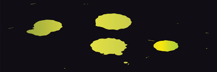 beautiful paint brush shape stroke design illustration on black background