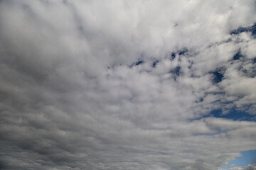 A Dramatic Cloudscape Emerging Overhead Creates a Truly Captivating Scene in the Sky Above Us Today