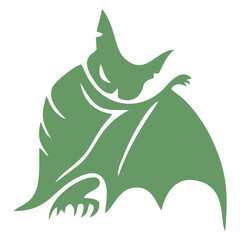 Stylized Bat Illustration