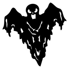 Scary Ghost Silhouette