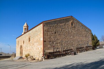 Monastery in the mountains. Church in nature. Armenian Apostolic Church. Christianity in Armenia. Beautiful temple. Religious architecture