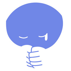 まるい感情単色悲しい