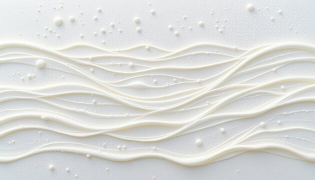 cloud white layers 199: porcelain haze, micro bubble froth texture, lit by soft overcast illumination, featuring faded horizon bands, composition: three row balanced layout, use: photo book endpapers