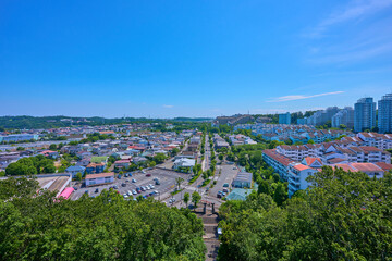 東京都稲城市向陽台の街並み(向陽台3-5丁目など)