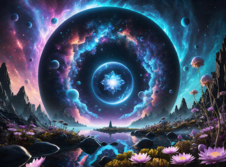 abstract space background