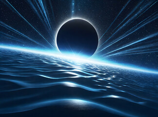 abstract blue background