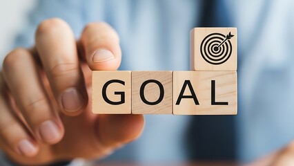 Achieving your business objective by hitting the target success through strategic planning and focused effort