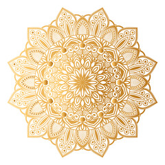 Islamic ramadan kareem eid mubarak arabic arabesque gold mandala invitation card empty horizontal background white banner design. Translation. 