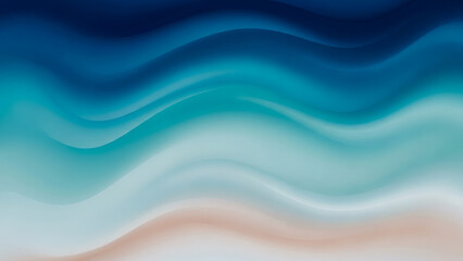 Fototapeta premium Aqua Teal Navy Ocean Gradient Background