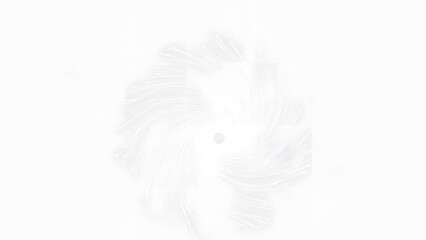 Obraz premium Minimal White Data Spiral. Perfect for: medical tech UI, clean SaaS visuals