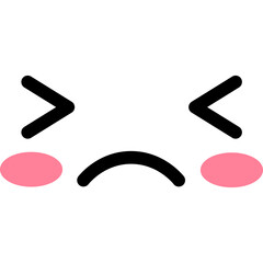 Cute Cartoon Character Face