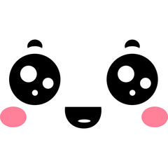 Cute Cartoon Character Face