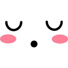 Cute Cartoon Character Face