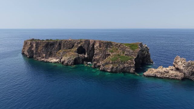 Sphacteria Rock (Pylos), Greece, 02 July 2025