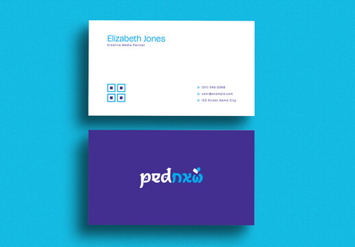Modern Minimalist Business Card Design With Clean Layout and Bold Color Branding Elements