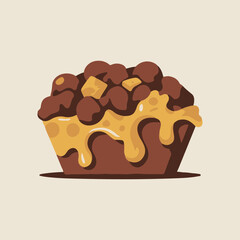 chocolate cake on a plate