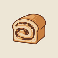 loaf of bread with butter