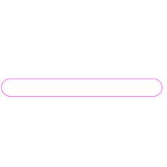 Vibrant pink outlined horizontal bar graphic element providing a sleek and minimalist design component, perfect for modern user interface layouts, decorative accents, and clean digital backgrounds