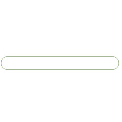 Clean and Elegant Simple Line Green Rounded Rectangle Outline for Modern UI UX Design Elements and Digital Interface Graphics