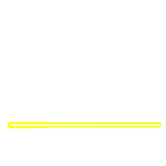 Obraz premium A simple yellow line rendered on a clean white background, representing minimalism and abstract design elements