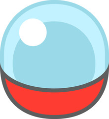 カプセルトイのカプセルのアイコン