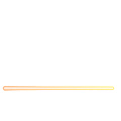 Vibrant abstract horizontal line with an orange to yellow gradient, a minimalist graphic element for modern design, dividers, or subtle progress bar indicators