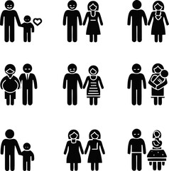 Diversity of Family Dynamics: A Pictorial Representation of Modern Relationship Structures