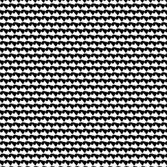 A vector illustration of a seamless ditsy pattern featuring small black hearts arranged in a repeating grid on a white background. Ideal for Valentine's Day, textiles, wallpaper, wrapping paper, and d