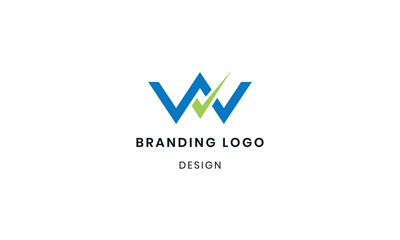 Upward Trend W Arrow Modern Logo Design