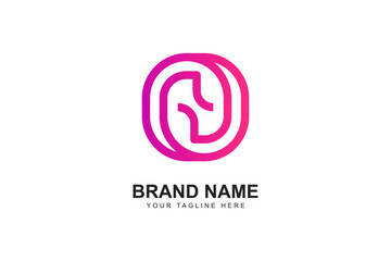 Modern abstract logo design icon. Letter O logo template